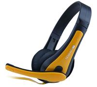 Canyon Stereo Pc Headset Nero/Giallo Compatibile Con Smartphone/Tablet