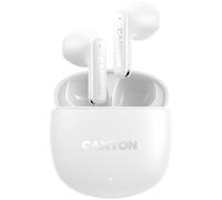 CANYON OnGo 13 True Wireless Earbuds, semi-in-ear, BT 5.4, 30 ore di autonomia totale, 6 ore per carica, ricarica rapida, connessione stabile, leggeri e confortevoli, bianco