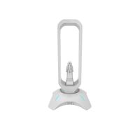 CANYON Supporto per cuffie WH200 3 in 1, 2 x USB RGB bianco