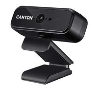 CANYON Webcam USB con microfono | Videocamera web di qualità HD 720p / 30fps per TV/PC/laptop/tablet | Correzione della luce HD Lente a 5 strati per Skype, Zoom, FaceTime, Hangouts