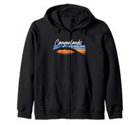 Canyonlands National Park Moab Utah Vacanze Retro UT Felpa con Cappuccio
