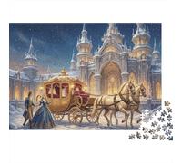 Canzone d'amore invernale della città di ghiaccio Puzzle 1000 Pezzi,Gioco Educativo,Cartone Di Qualità,Sfida Impossibile,dai 14 Anni,Adulti E Ragazzi,Decorazione Casa,Idea Regalo,Antistress 70x50cm