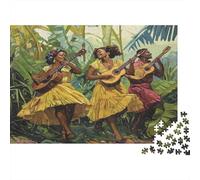 Canzone di Samba Puzzle 1000Pcs Danza nella giungla Decorazione Per La Casa. Rilassamento E Intelligence Per Adulti E Bambini Da 14 Anni 1000pcs (75x50cm)