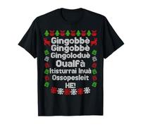 Canzone Natale Parodia Jingle Divertente Spiritosa Bells Fun Maglietta