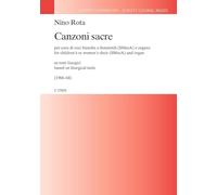 Canzoni sacre: per coro di voci bianche o femminili (SMezA) e organo. Chor (SA/SMezA) und Orgel. Partitur.