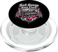 Canzoni tristi salvano vite Emo Design PopSockets PopGrip per MagSafe