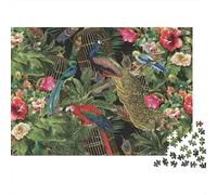 Canzoni uccelli esotici Puzzle 1000 Pezzi In puzzle in Cartone Premium, Un Gioco Di Puzzle Per Disintossicazione Digitale, Ideale Per Giochi Di Puzzle Da Viaggio, Serata Giochi 52x38cm/100