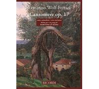 Canzoniere op. 17 - Liriche per baritono e basso Prefazione di Gemma Bertagnolli BOOK
