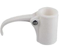 Cao - Accessori per Ombrellone in Plastica - Colore Bianco - Diametro Interno 2,4 cm