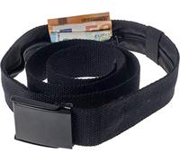 Cao - Cintura Porta Monete da Escursionismo per Adulti, Unisex, Colore: Nero, 130 cm