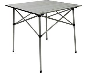 Cao - Tavolo a stecche, pieghevole e arrotabile, in alluminio