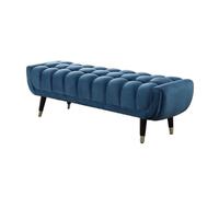 CAOJLjiaxiang-2012 Fine del letto, panca per camera da letto, comodino, panchina per camera da letto, divano, panca semplice per cambiare le scarpe, panca decorativa di lusso per camera da letto (blu
