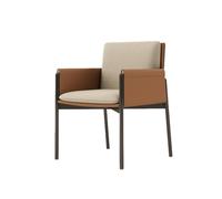CAOJLjiaxiang-2012 Sedia da pranzo Sedie da cucina moderne, sedia da pranzo con gambe in metallo per cucina, soggiorno, sala da pranzo sedie da cucina (Brown)