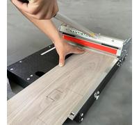 CAOJS Upgraded 12.9" Rigid Vinyl Floor Cutter, Multi-Floor Cutter, Cuts Up To 8mm Depth, Instant Angle Cuts 15/22.5/30/ 45 No Measuring, for SPC, LVP, LVT, VCT, WPC, RVP, PVC And Vinyl Planks