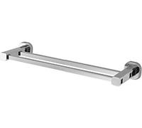 Caos - Porta salviette doppio al muro varie lunghezze COLORA : Lunghezza - 40 CM