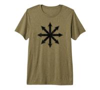 Caos Simbolo Chaos Star Occulto Chaos Croce Maglietta Premium