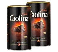 Caotina Noir, Cacao in Polvere con Cioccolata Svizzera, Bevande Calde, 2 x 500g