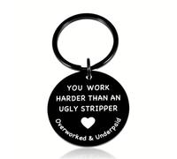 CAOXIAN Grazie Key Chain Apprezzamento Regali per Collaboratori Insegnanti Impiegati Regali Portachiavi Donne Uomini Collaboratore Lasciando Regali di Ritiro Regali Inciso Portachiavi Chiavi Zaino Acc