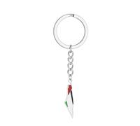 CAOXIAN Palestina Map Flag Portachiavi Supporto Palestina Portachiavi per la Casa Chiavi Auto Gioielli Souvenir Regalo per Uomini Donne Coppia