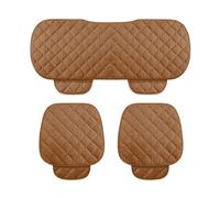 CAOXINZI 3 Pezzi Cuscino per Sedile Auto per Polestar 2 2020+, Cuscino per Seggiolino Auto, Coprisedile Coprisedili per Sedili Anteriori e Posteriori Auto Accessori,A-Brown