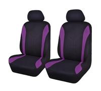 CAOXINZI 4 Pezzi Coprisedile Anteriore Auto per Mini Cooper (2002-2006) [R50/R53], Set di Coprisedili e Copri Poggiatesta per Sedili Anteriori Auto, Compatibile con Airbag, Auto Accessori,A-Purple