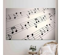 CAOXTART Quadro su tela per sala musica, poster e stampe murali minimalisti per soggiorno, opera d'arte per la decorazione della casa 70x110 cm senza cornice