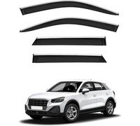 CaoYH Deflettori d'Aria per Audi Q2 MK1 2018-2024 parapioggia deflettori Adesivi Visiere Parapioggia Porta Visiera Vent Ombra
