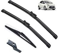 CaoYH Spazzole Tergicristallo Auto per Ford KA MK2 2009-2015 Tergicristalli Automotive Tergicristallo Set Braccio e Spazzola Tergilunotto