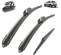 CaoYH Spazzole Tergicristallo Auto per KIA Stonic 2016-2021 Tergicristalli Automotive Tergicristallo Set Braccio e Spazzola Tergilunotto
