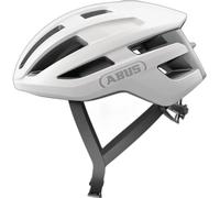 Abus, Casco per bici da corsa ABUS PowerDome, casco da bici leggero con sistema di ventilazione intelligente e profilo aerodinamico, Made in Italy, per uomo e donna, bianco, taglia S