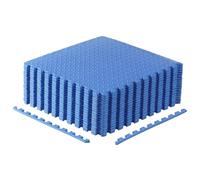 CAP Barbell Confezione da 3 tappetini puzzle per esercizi, 61 x 61 x 1,2 cm, motivo a rombi, blu