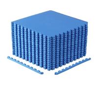 CAP Barbell Confezione da 3 tappetini puzzle per esercizi, 61 x 61 x 1,9 cm, motivo a T, blu