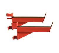 Cap Barbell Fm-safe13rd CAP - Bilanciere di sicurezza unisex con braccio spotter rosso, rosso, chiusura di sicurezza