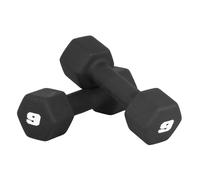 CAP Barbell Pesi per manubri in neoprene da 9 libbre, coppia, neri
