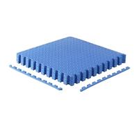 CAP Barbell Tappetino puzzle da 1,27 cm in schiuma EVA ad incastro - 1 confezione | 61 x 61 x 1/2 cm | motivo a rombi - blu