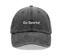 Cap Base Go Sports Cappellino Baseball Vintage Lavato Unisex Dad Hat