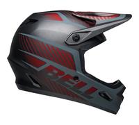 Casco Bell Transfer grigio scuro rosso - S