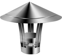 cap Camino,Tappo Camino per Tutte Le Stagioni,Camino in Metallo Cofano,Copertura Camino in Acciaio Inox,Alta Durezza Alta Resistenza Resistenza Ai Graffi Non Facile da, 300mm*100mm/11.81in3.39in