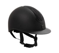 Cap da donna per equitazione modello Azael Stone con visiera larga e strass Eque