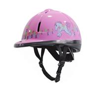 Cap da equitazione per bambini KidZamo con cavallo omologato VG1 Amahorse