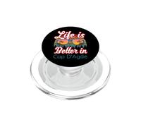 Cap D'Agde Souvenir / "Life Is Better In Cap D'Agde!" PopSockets PopGrip per MagSafe