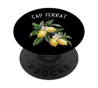Cap Ferrat Francia Limone Art French Fruit Lover Vintage PopSockets PopGrip Adesivo