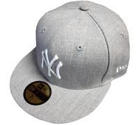 Cap New Era New York Yankees Heather Grey MLB 59Fifty Basic Fitted