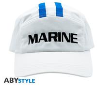 Cappello cosplay One Piece Marine blue & white replica Cap Hat ABYstyle