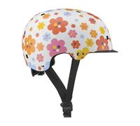 Ply Helmets Pop Plus Urban Helmet Bianco 55-58 cm Flower Splash
