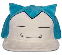 Pokémon Snorlax Soft Plush Unisex Cappello Blu/Bianco 80% Poliestere, 20% Cotone