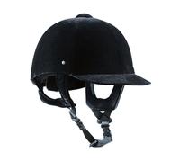 PRO-TECH Cap equitazione in velluto con rotella | Pro-tech L