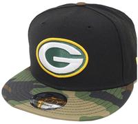 Cap Snapback New Era Green Bay Packers Nero Camo 9Fifty 950 OSFA Basecap
