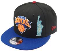Cap Snapback New Era New York Knicks Nero Royal Sidepatch 9Fifty OSFA Limitato