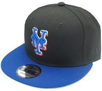 Cap Snapback New Era New York Mets Nero Royal Sidepatch 9Fifty 950 OSFA Limitato
